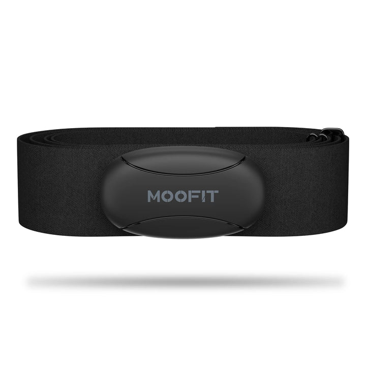 moofit HR8 Pulsmesser Brustgurt, Low Energy Echtzeit-Herzfrequenzdaten Bluetooth 5.0/ANT+, Grössere