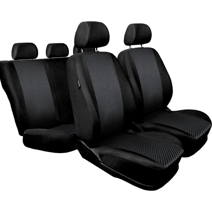 Mossa - Massgeschneiderte Sitzbezüge Auto kompatibel mit Volkswagen Caddy III Cargo (2004-2015) für