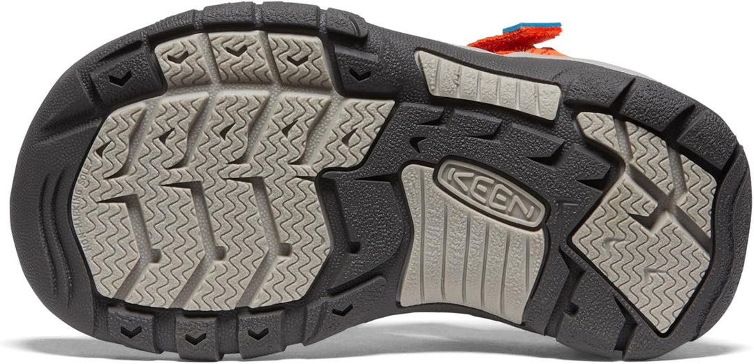 KEEN Jungen Unisex Kinder Newport H2 Sandalen 29 EU Safety Orange Fjord Blue, 29 EU Safety Orange Fj