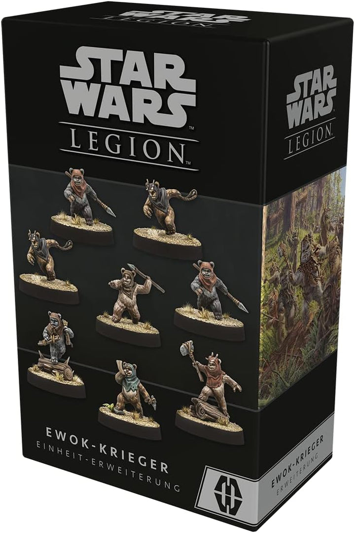 Atomic Mass Games | Star Wars Legion – Ewok-Krieger | Einheit-Erweiterung | Tabletop | 2 Spieler | A