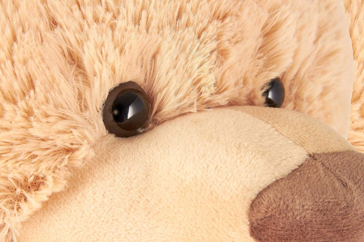 BRUBAKER XXL Teddybär 100 cm gross - Beige - Stofftier Plüschtier Kuscheltier, Beige