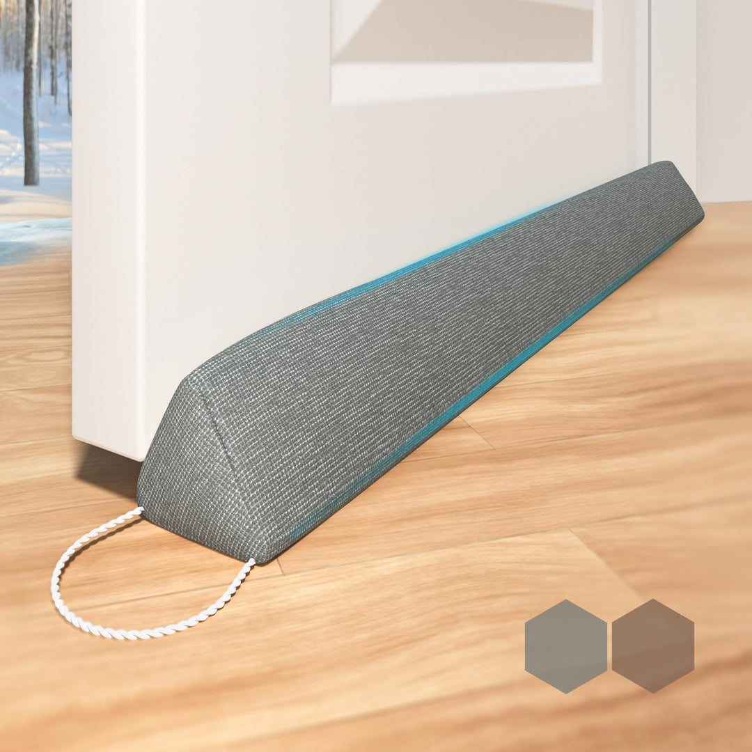 Zugluftstopper für Türen,90cm Windstopper,Extra Schwere Türdichtung Waschbar,Zur Wind- und Schalldäm