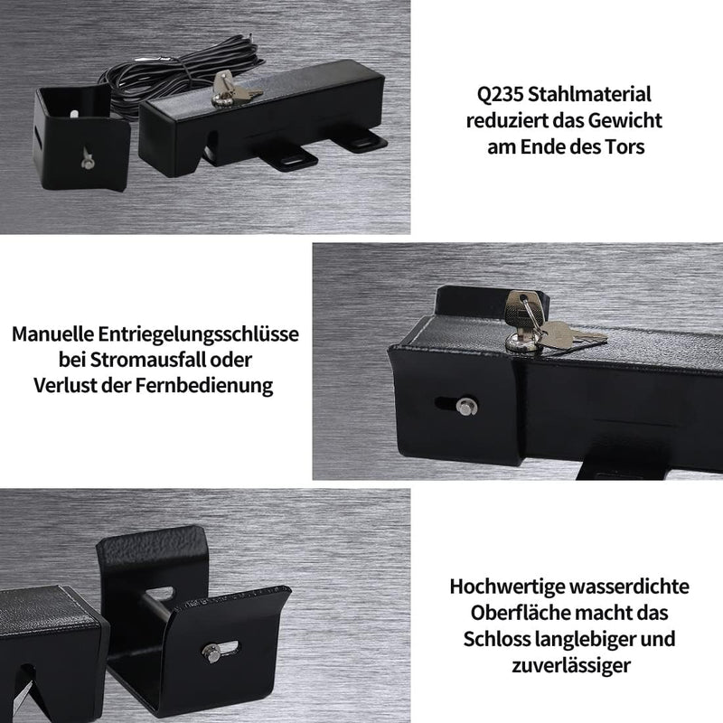 TOPENS ET24 automatisches elektrisches Schloss für DC 24V Drehtorantrieb Flügeltorantrieb Torantrieb