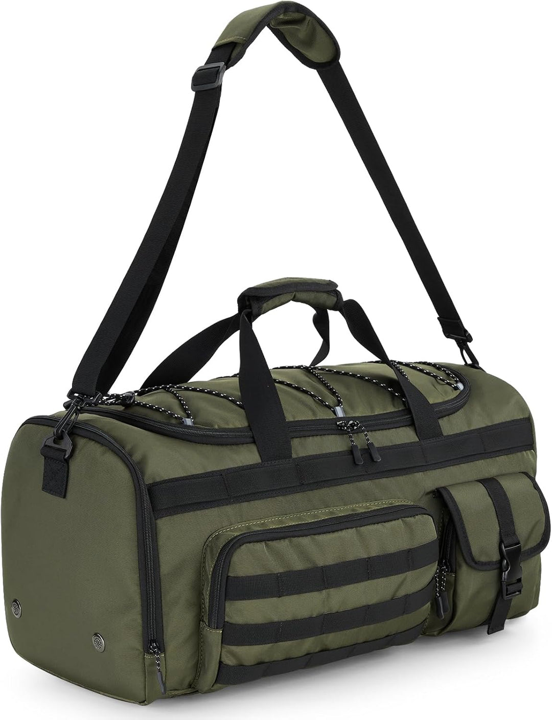Gonex 45L Sporttasche & Reisetasche Herren, 3-in-1 Tragbar Taktische Trainingstasche mit Schuhfach –