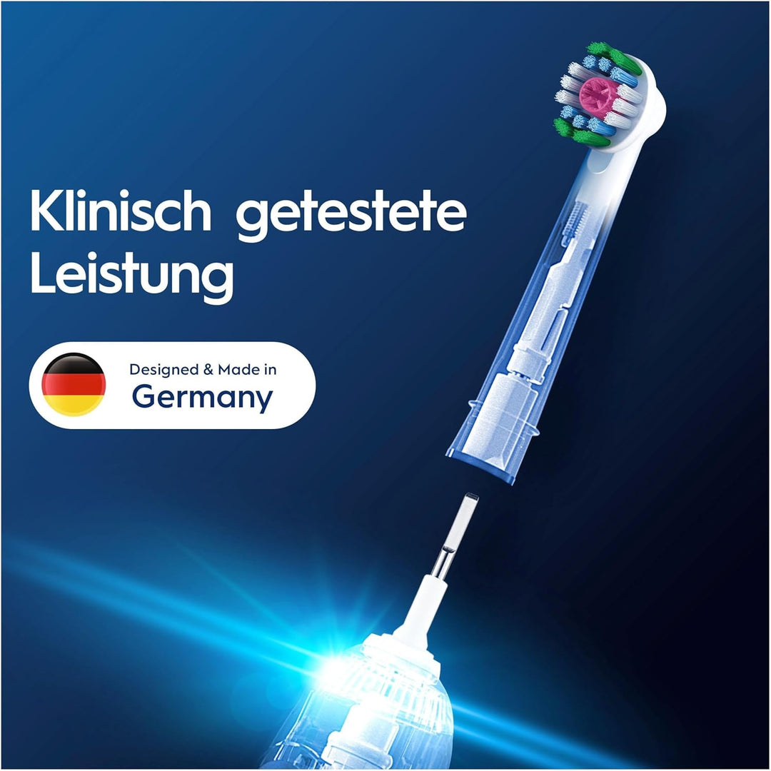 Oral-B Pro 3DWhite Aufsteckbürsten für elektrische Zahnbürste, 12 Stück, aufhellende Zahnreinigung,