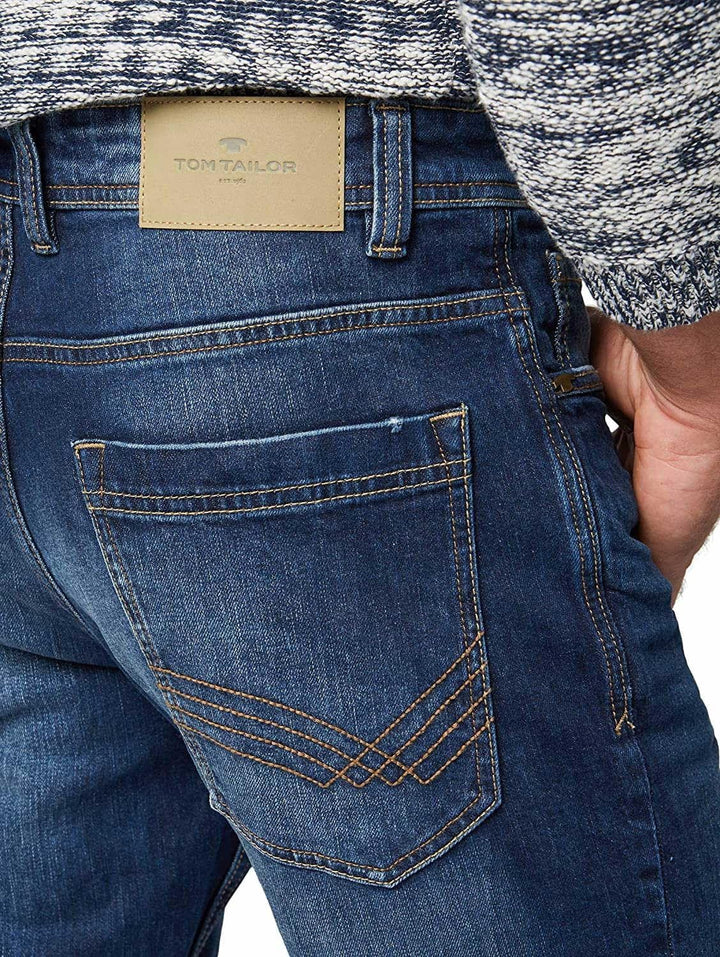 TOM TAILOR Herren Jeans 10622022 Josh Regular Slim 28W / 30L 10281 - Mid Stone Wash Denim, 28W / 30L