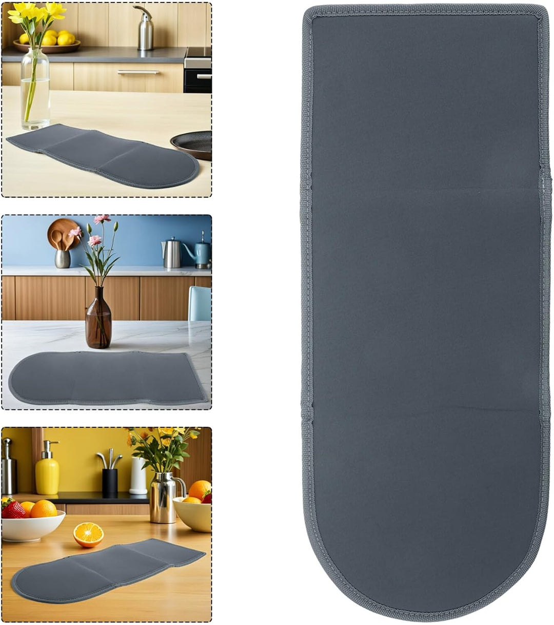 Gleitmatte für Slush Eis Maschine 48 X 18cm aus Hitzebeständigem Material Rutschfeste Unterlage für