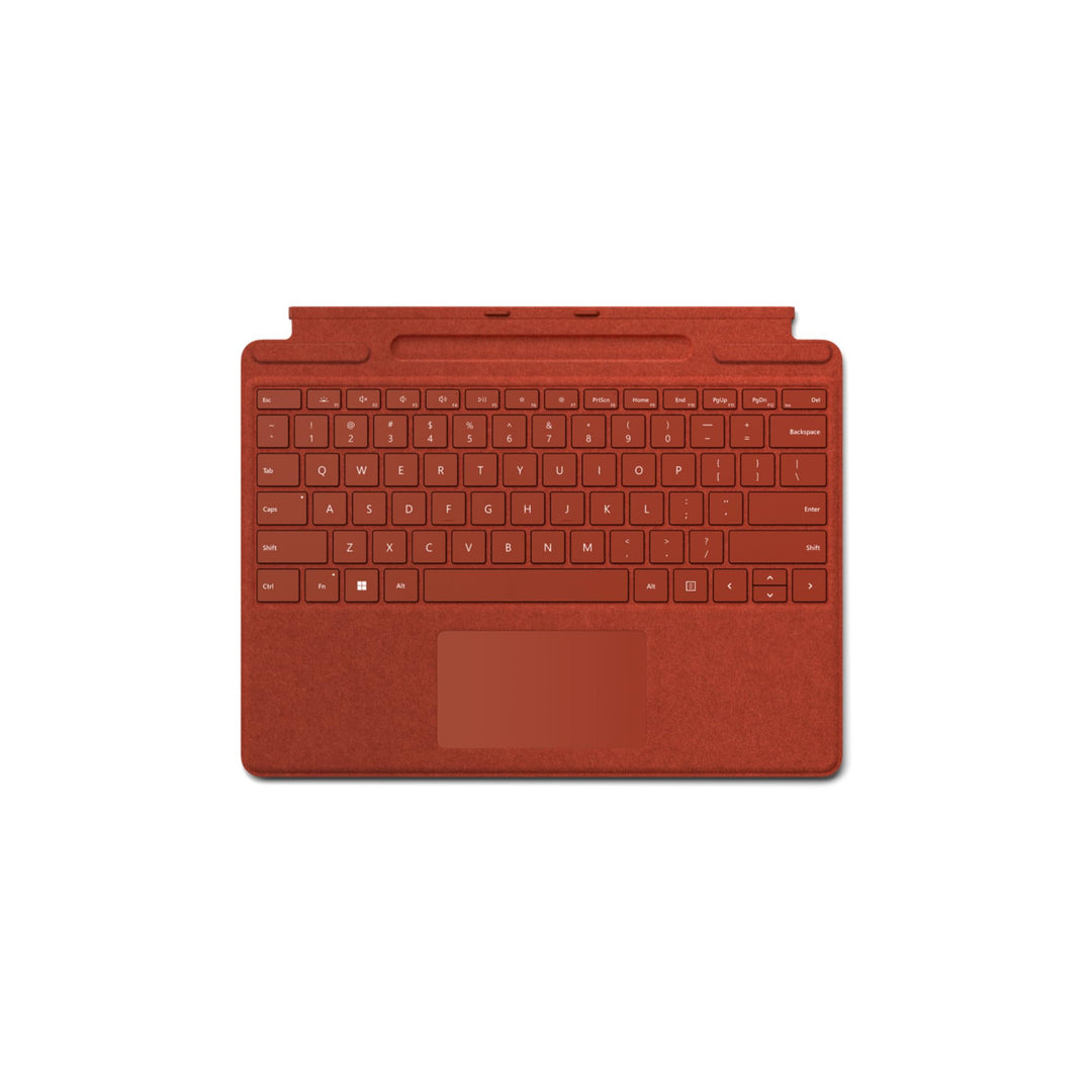 Microsoft Surface Pro 8 / 9 / X Signature Keyboard Mohnrot Mohnrot Keyboard Single, Mohnrot Keyboard