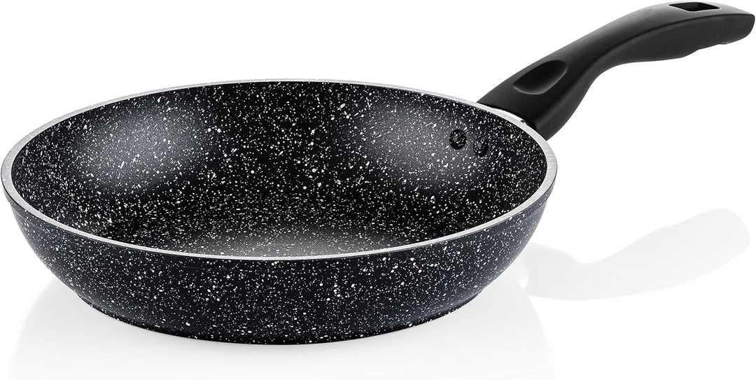 Westinghouse Black Marble Bratpfanne 26cm,3lagige Marmor-Antihaftbeschichtung, aus geschmiedetem Alu