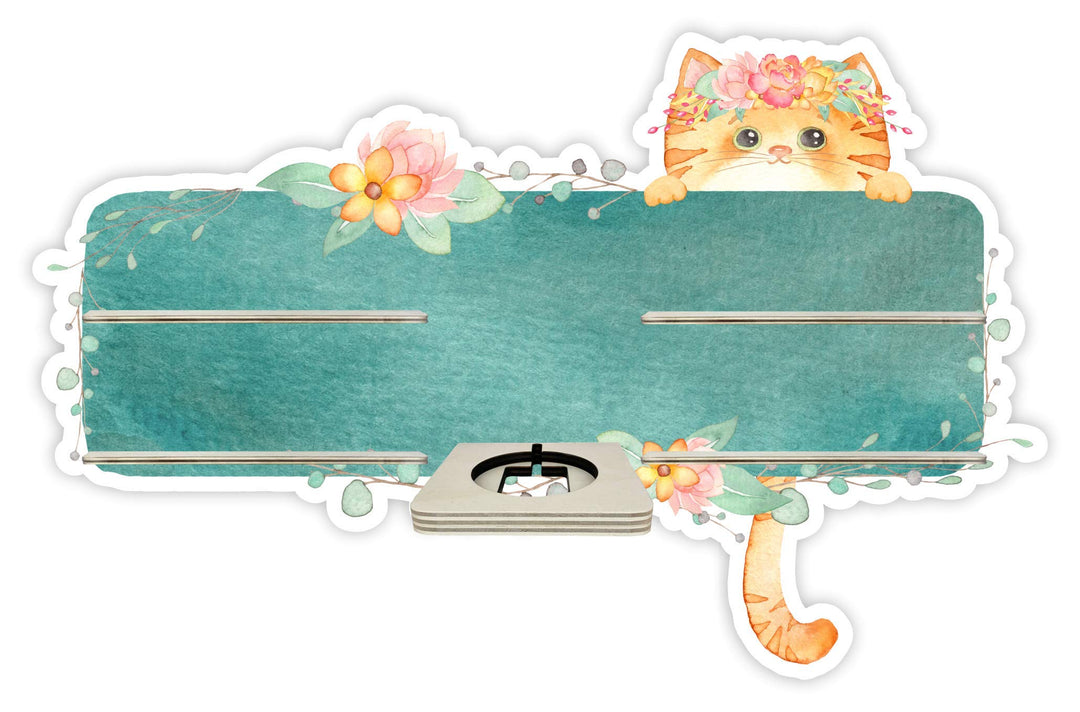 Farbklecks Collection Musikboxregal Katzenbanner 3