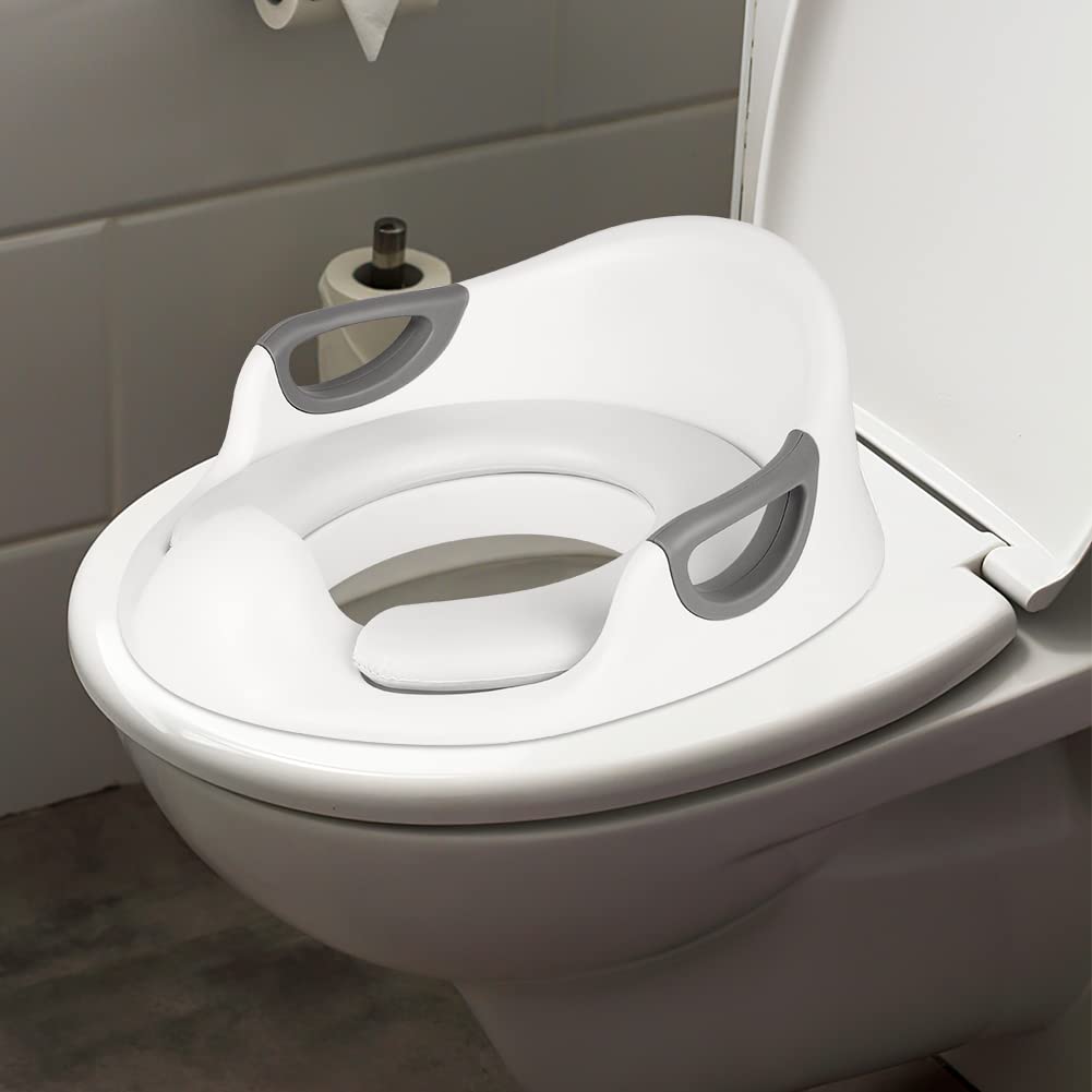 WC-Sitz für Kinder, verstellbar und faltbar, Toilettensitz für Babys mit Stufen, Toilettentrainer fü