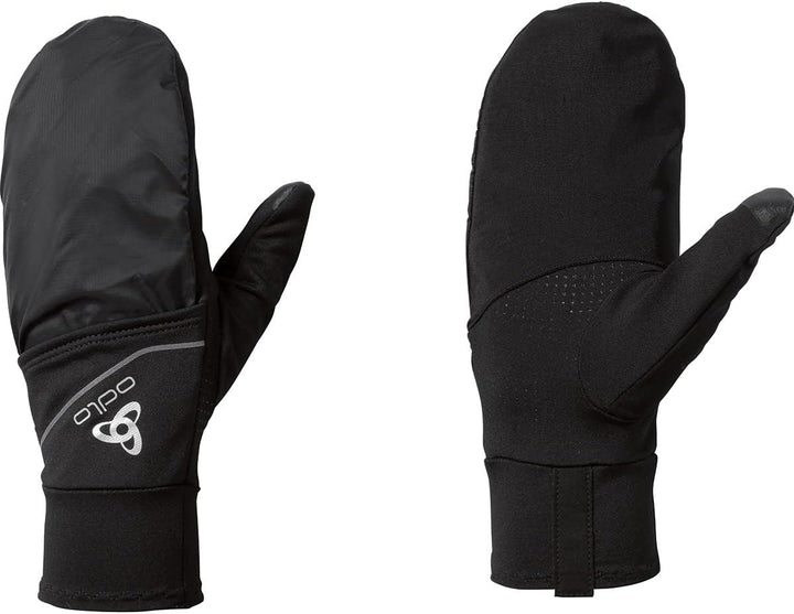 Odlo Unisex Handschuhe Intensity Cover Safety XXL Schwarz, XXL Schwarz