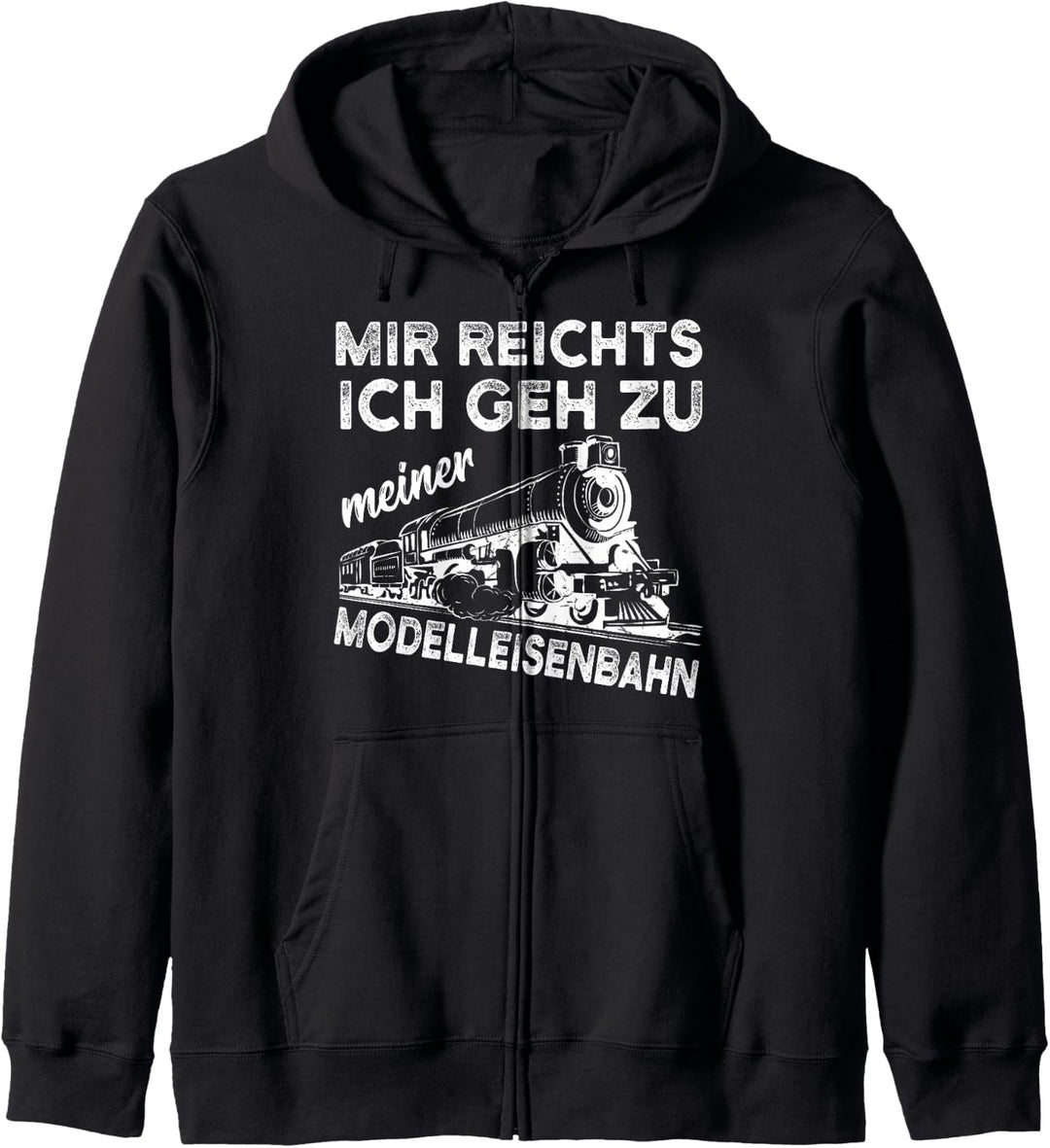 Modelleisenbahn Eisenbahn Modellbau lustiger Spruch Geschenk Kapuzenjacke
