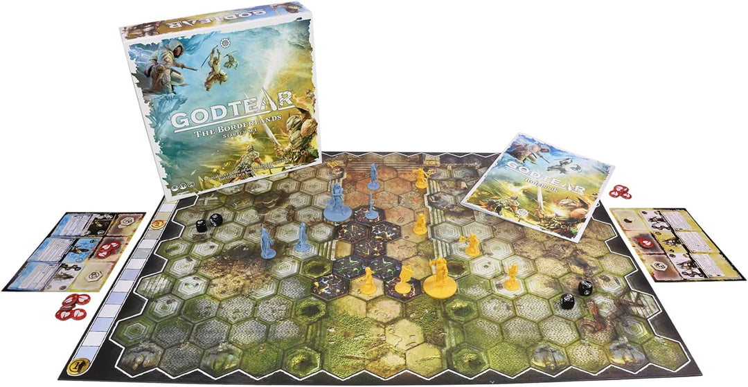 Steamforged Games SFGT-012 Godtear: The Borderlands Starter-Set Zubehör, Mehrfarbig Die Grenzgebiete