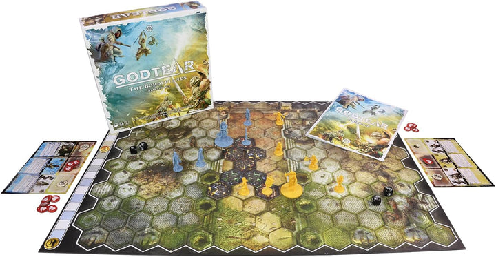 Steamforged Games SFGT-012 Godtear: The Borderlands Starter-Set Zubehör, Mehrfarbig Die Grenzgebiete