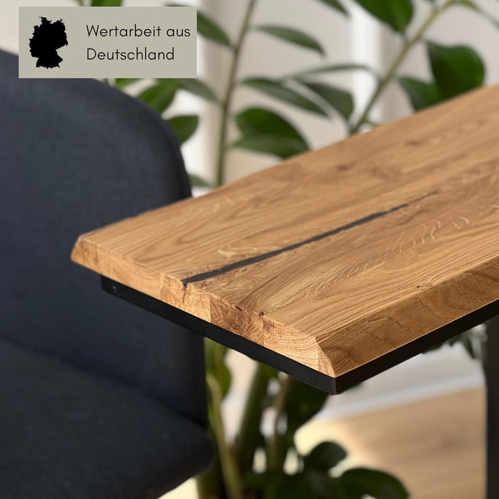 BestLoft® Beistelltisch San Jose Laptoptisch Sofatisch Betttisch Couchtisch (Gestell schwarz+Platte