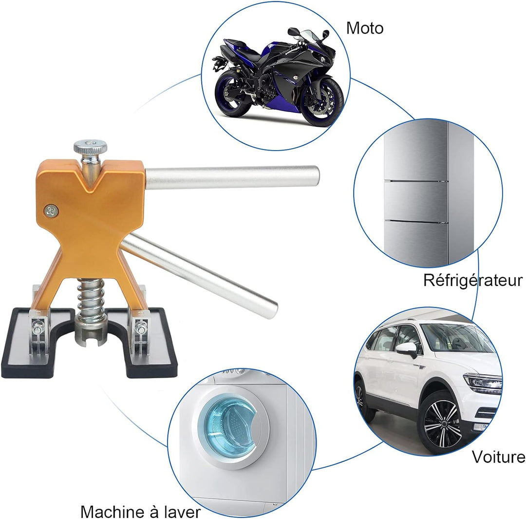 Tosucs Dellen Reparatur Ausbeulwerkzeug Dent Puller Set, Auto Paintless Dellen Reparaturset, DIY Gol