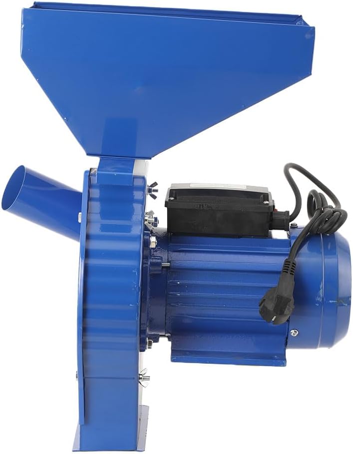 1100W Elektrisch Getreidemühle Kornquetsche, Durchsatzmenge 240 kg/h, Schrotmühle Zerkleinerer für G
