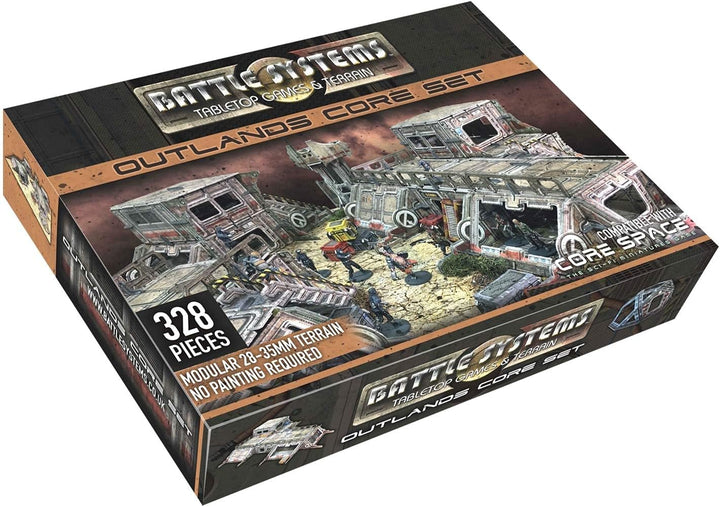 Battle Systems - BSTSFC003 - Outlands Core Set - 28-mm-Sci-Fi-Tabletop-Miniatur-Spielfeld - Multi-Le