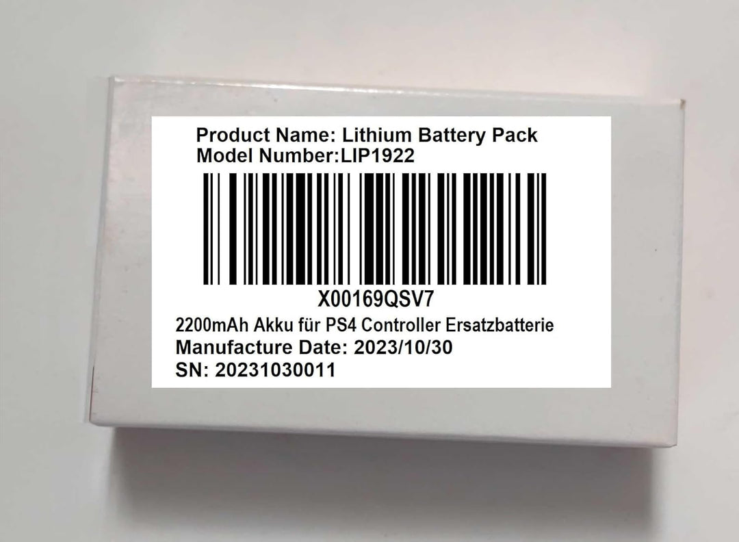 3,7V Lithiumbatterie 2200mAh PS4 Slim Pro Controller Ersatzbatterie LIP1522 Batteriepack für Playsta