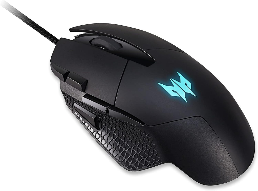 Acer Predator Cestus 315 Gaming Maus (6.500 DPI, 100 IPS Tracking, 6 programmierbare Tasten, 1 ms Re
