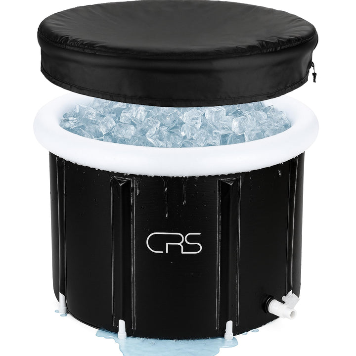 CRS Eisbaden Tonne Outdoor | faltbare Eistonne | Eisbadewanne für Erwachsene | Eisfass/Ice Bath Tub