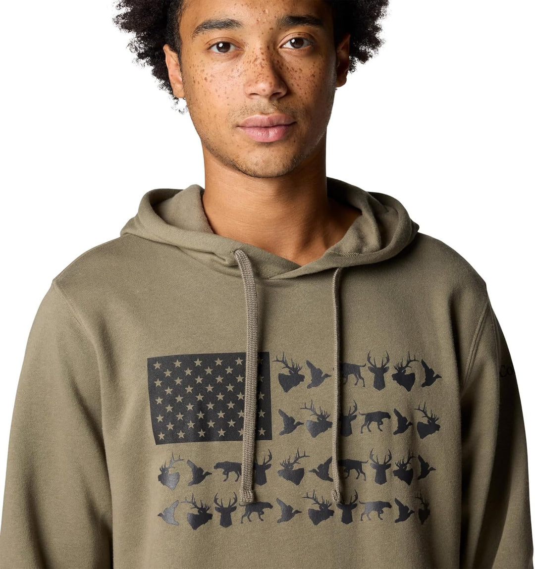 Columbia Herren PHG Game Flag Ii Hoodie Sweatshirt (1er Pack) L Steingrün/Schwarz Jagdflagge, L Stei