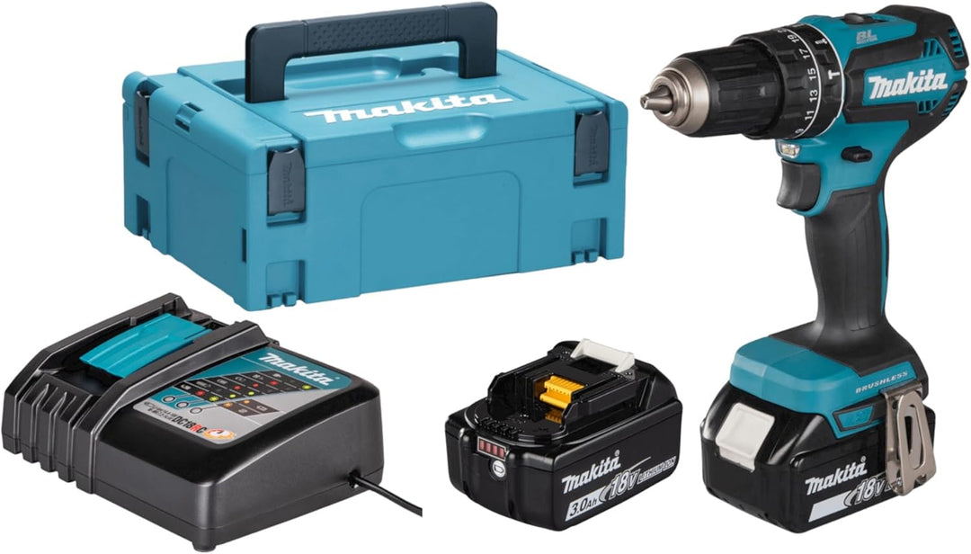 Makita DHP485RFJ AKKU-SCHLAGBOHRSCHRAUBER, 18 V, Blau