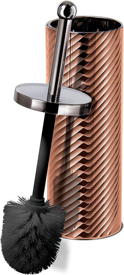 Berlinger Haus Rose Gold Toilettenbürste 40 cm für Badezimmer, Bürstenhalter Edelstahl, Spritzwasser