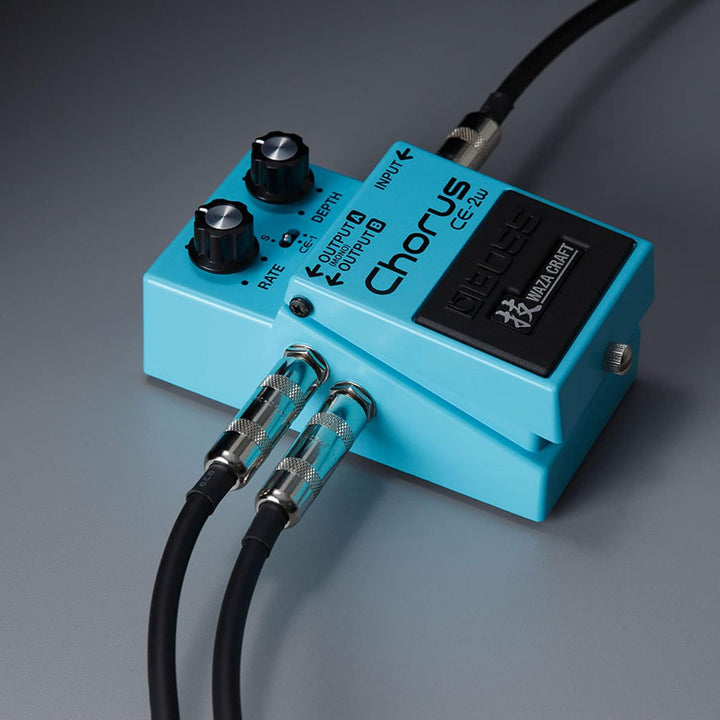 Boss CE-2W Waza Craft Stereo Chorus Effektgerät Pedal + keepdrum Klinkenkabel