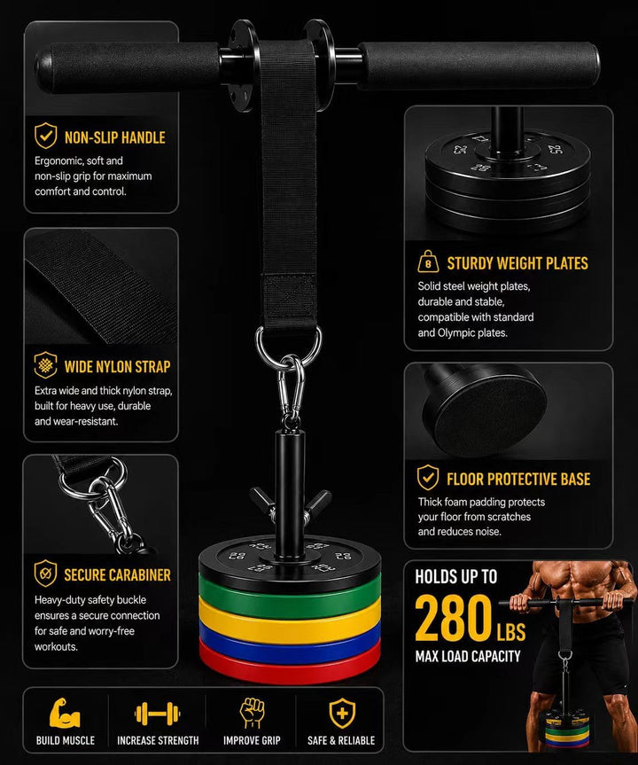 Unterarm Handgelenk Rollentrainer, Unterarmtrainer mit Anti-Rutsch Trainingsgerät für ideal für Grif