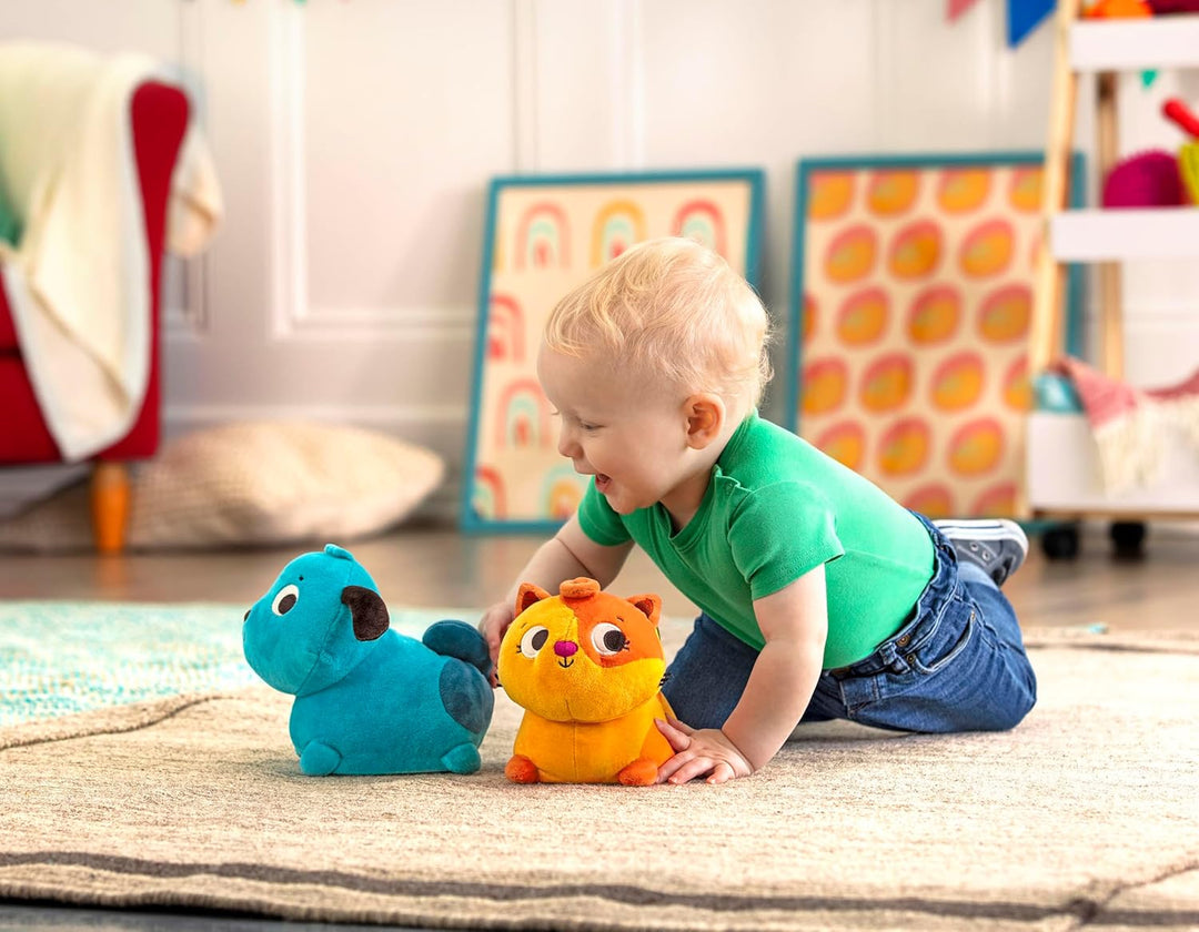 B. toys - Wobble 'n' Go - Hund - Interaktiver Plüschhund - Plüschtier - Waschbares Babyspielzeug mit