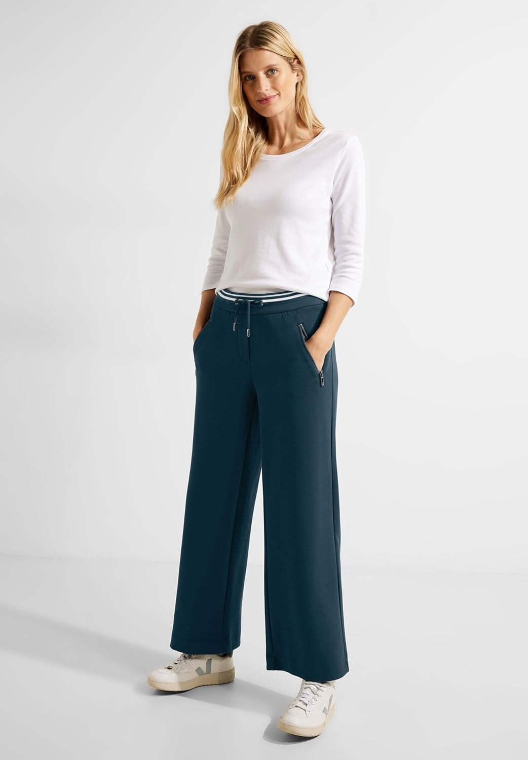 Cecil Damen Culotte, L / 30L Strong Petrol Blue