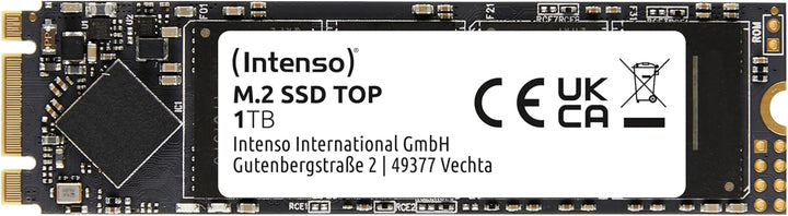 Intenso Interne M.2 SSD SATA III Top, 1 TB, 550MB/Sekunde 1TB M.2, 1TB M.2