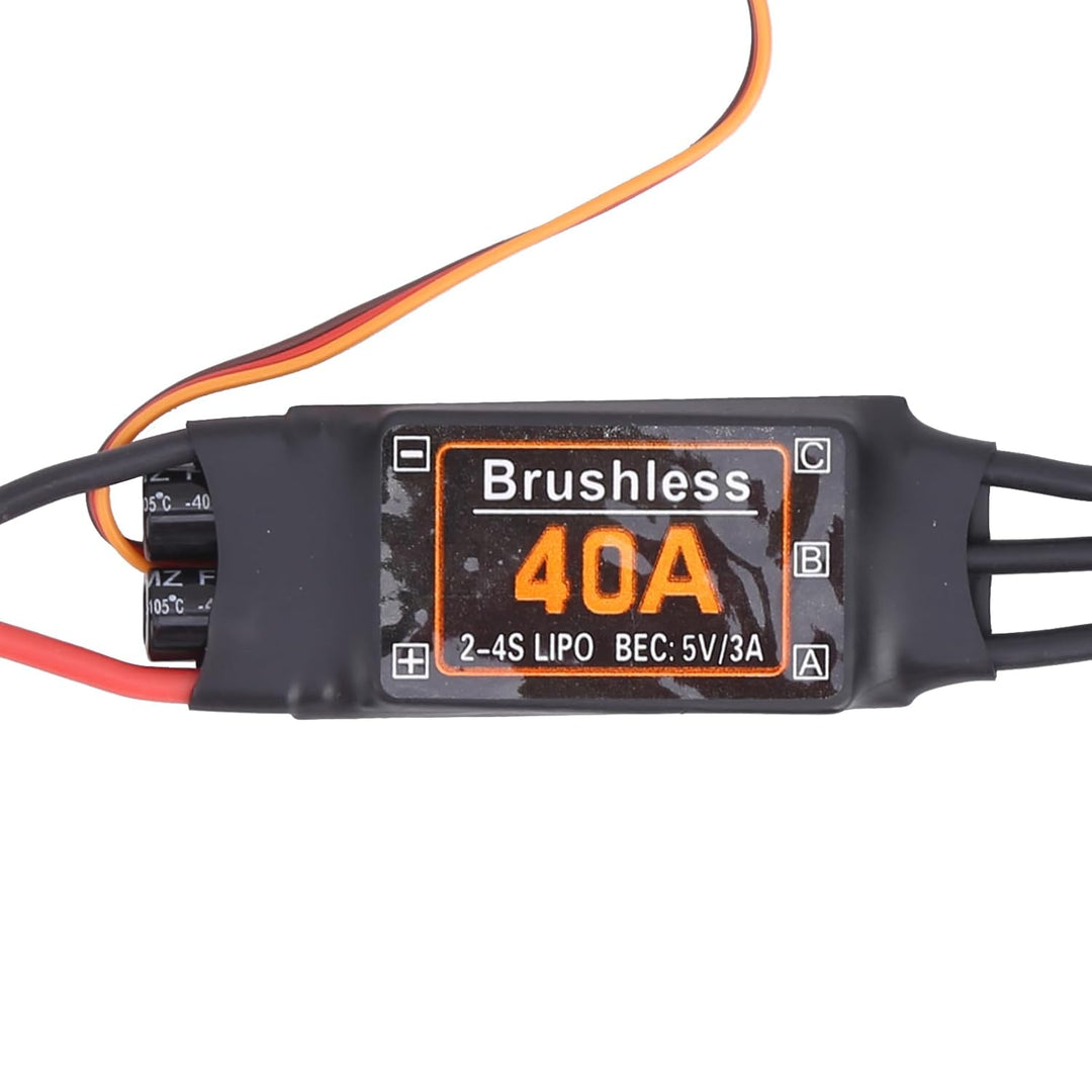 40A ESC Regler, Drohne RC Brushless, LiPo Akku 2-4S, BEC Drosselkalibrierung, Flugzeug Modellbau, FP