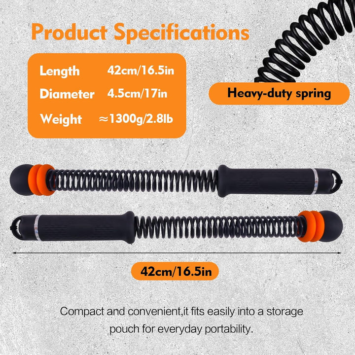 Weighted Battle Rope Ohne Seil,Verstellbare Battle Ropes für Zuhause, leises Seilloses Battle Rope m