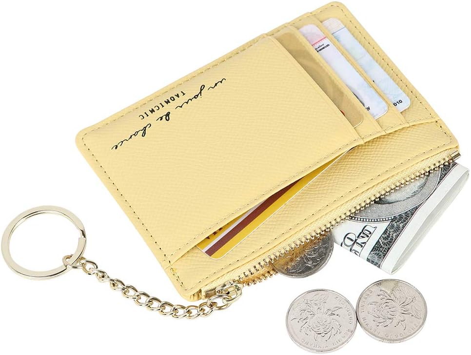 Damen 8 Karten Slim Minimalist Card Holder Coin Changes Purse Front Pocket Wallet B07VXC7YQ8 Einheit
