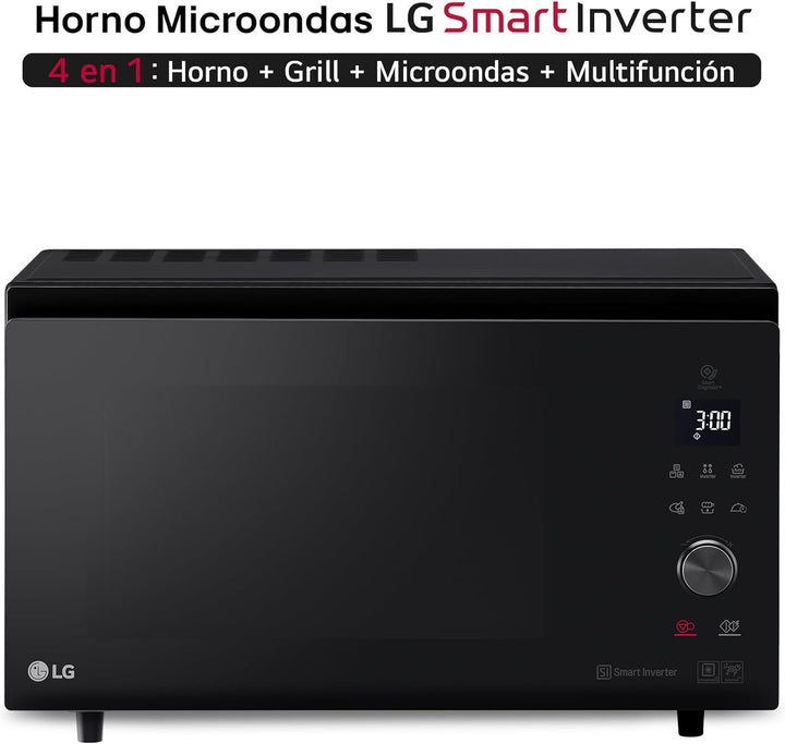 Micro-ondes avec Gril LG MJ3965BPS 39 L 1200W Noir Multicolour, Multicolour