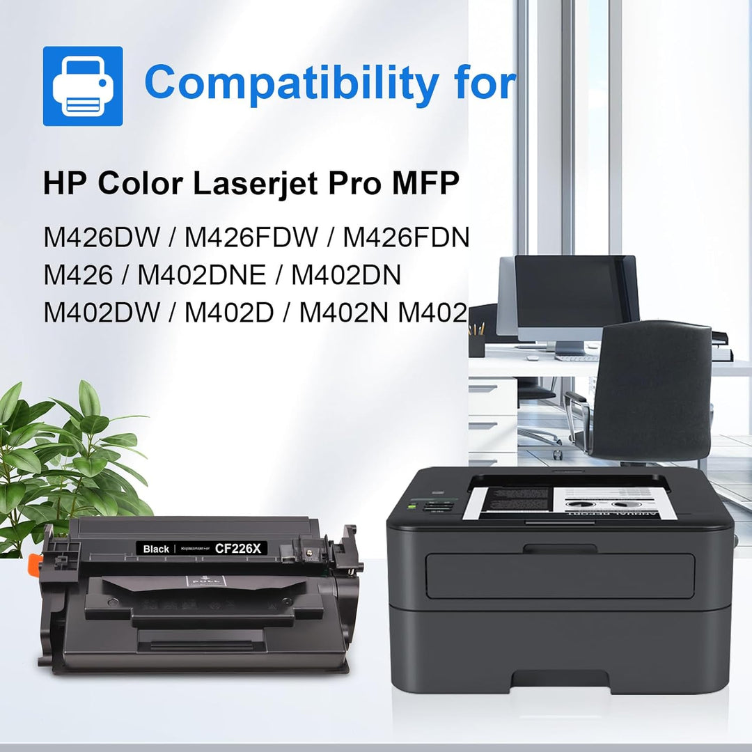 MYCARTRIDGE 26X Toner Kompatible für HP CF226X 26X Toner für HP Laserjet Pro MFP M426fDW für HP Lase