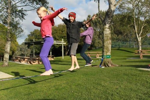 Gibbon Slackline Set Fun, blau, 15 m * 5 cm