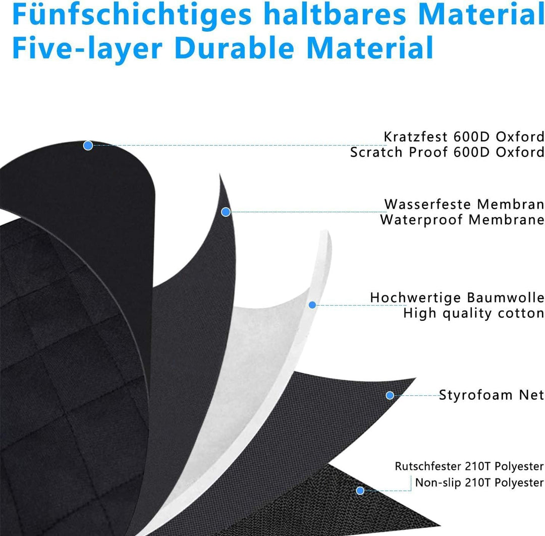 OKYUK Kofferraumdecke für Hunde, wasserdichter Haustier-Sitzbezug, universell passend für SUV, LKW,