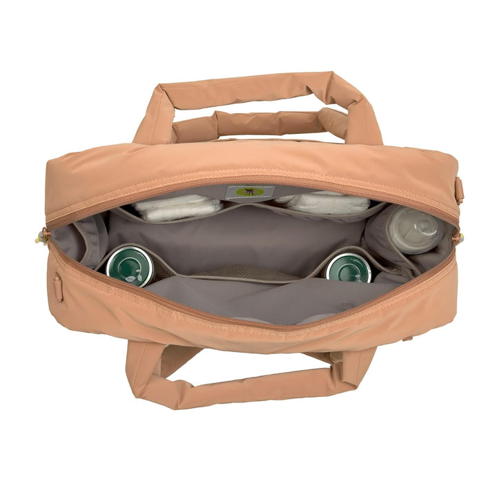 LÄSSIG Baby Wickeltasche mit Tragegriff und Wickelunterlage, Kinderwagenbefestigung, wasserabweisend