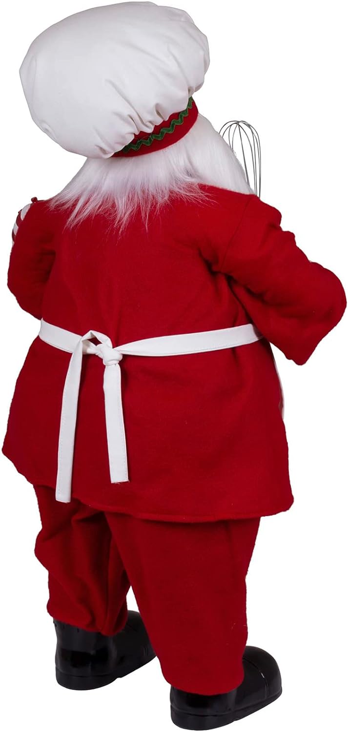 Christmas Paradise Stehender Weihnachtsmann Johann Konditor Rot Weiss Deko-Figur Nikolaus (80cm), 80