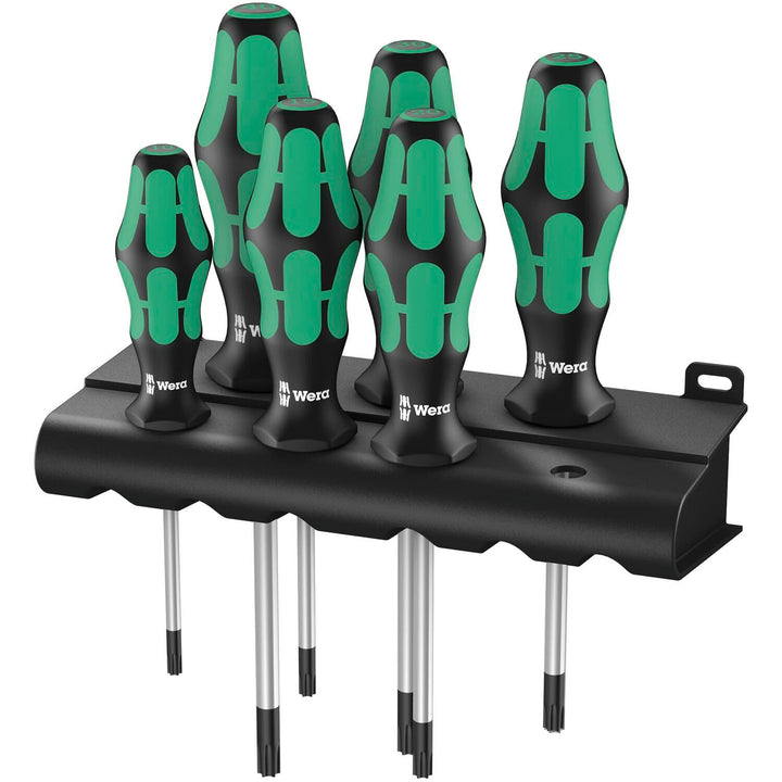 Wera 367/6 Schraubendrehersatz Kraftform Plus TORX® + Rack, 6-teilig, 05028062001 Single, Single