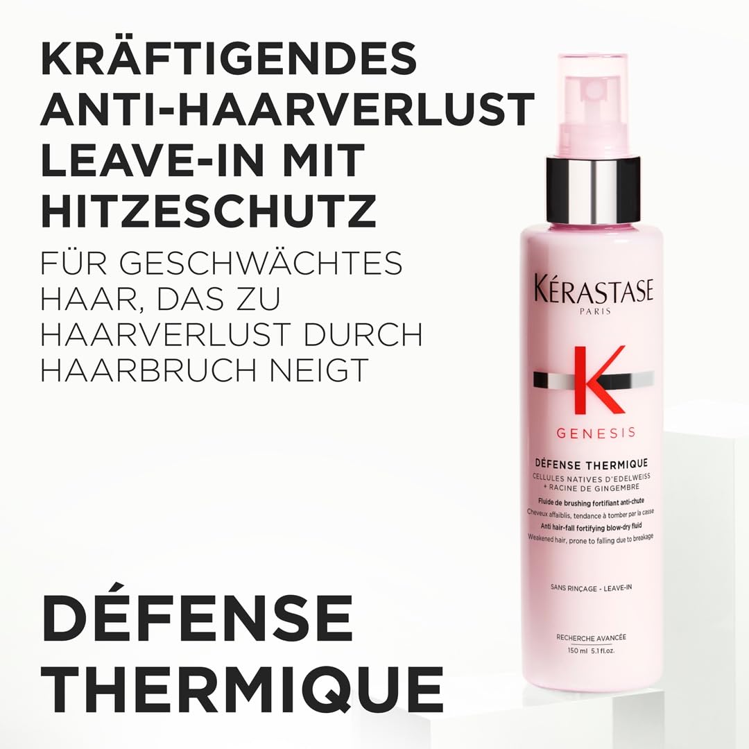 Kérastase | Hitzeschutzspray für geschwächtes Haar, Schützend gegen Haarbruch und Hitzeschäden, Défe