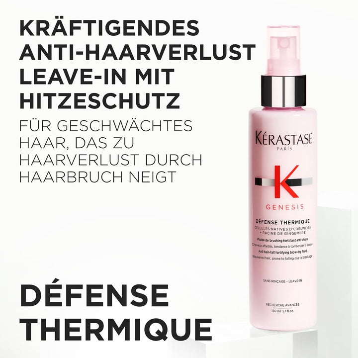 Kérastase | Hitzeschutzspray für geschwächtes Haar, Schützend gegen Haarbruch und Hitzeschäden, Défe