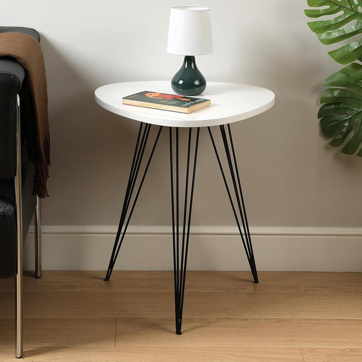 Versa Seatle Beistelltisch für das Wohnzimmer, Schlafzimmer oder die Küche. Moderner, niedriger Tisc