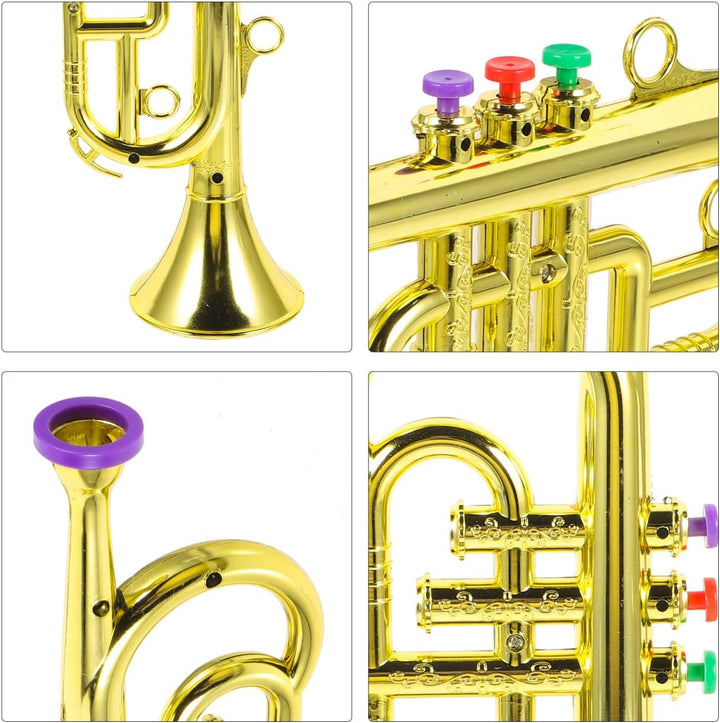 TOYANDONA 1 x Kinder-Trompete, Trompete, Spielzeug, Trompete, Spielzeug, Trompete, Spielzeug, Trompe