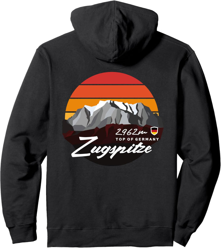 Zugspitze Garmisch Partenkirchen Bayern Deutschland Souvenir Pullover Hoodie