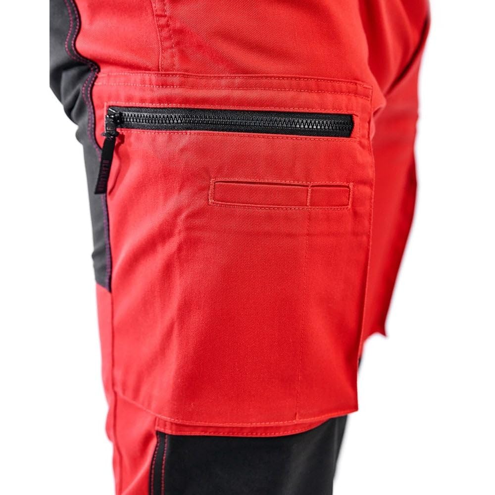 Blåkläder 14591845 Diensthose Stretch, Rot / Schwarz, C62 Red / Black C62, Red / Black C62